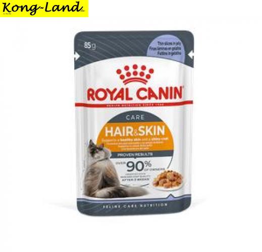 Royal Canin Feline Hair & Skin in Gelee P.B. Multipack 12x85g