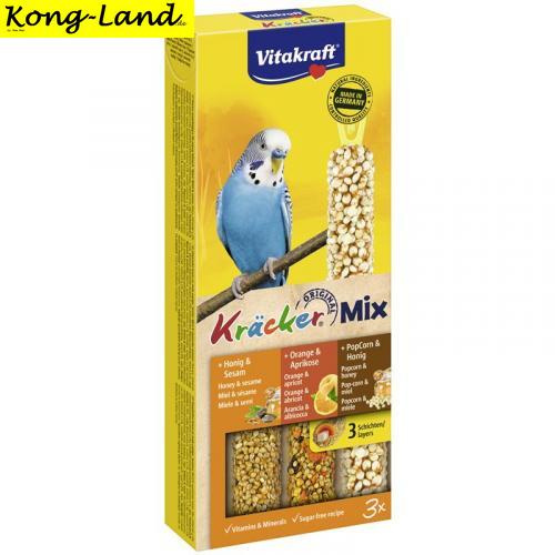 Vitakraft Bird Krcker Mix Honig, Orange & Popcorn 80g
