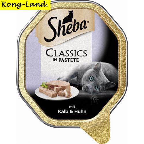 22 x Sheba Schale Classics mit Kalb & Huhn 85g