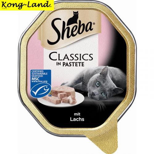 22 x Sheba Schale Classics mit Lachs 85g