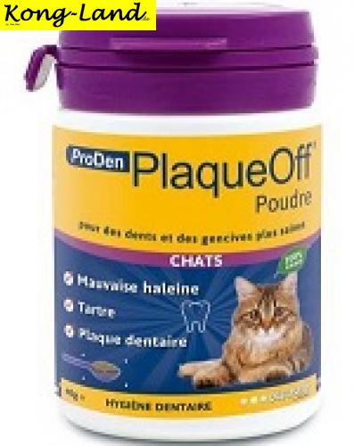 PlaqueOff Poudre fr Katzen 40g