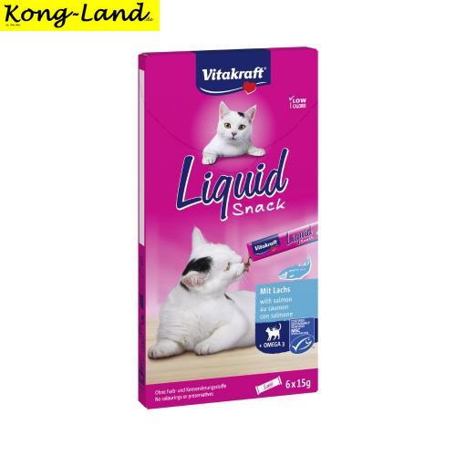 Vitakraft Cat Liquid Lachs & Omega3  6 x 15 g