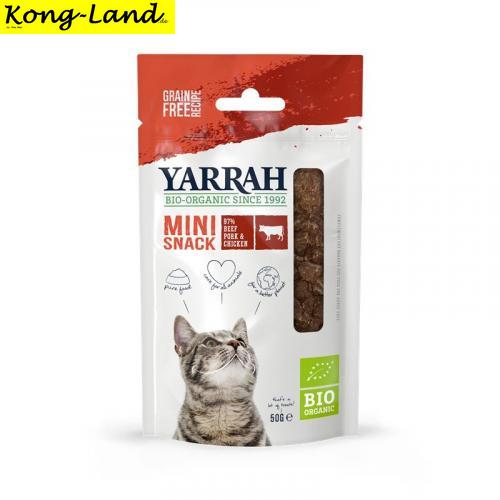 Yarrah Bio Cat Snack getreidefrei MiniSnacks 50g