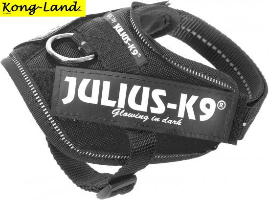 Julius-K9 Powergeschirr, Baby 1/XS: 30-40 cm, schwarz