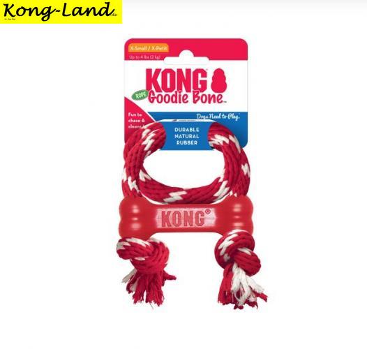 KONG Goodie Bone mit Seil Extra Small