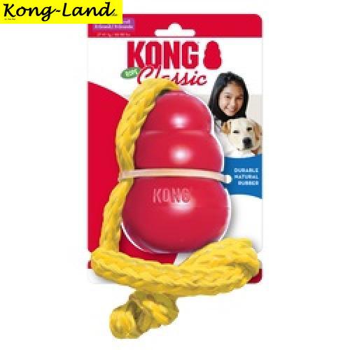 KONG Classic mit Seil Extra Large