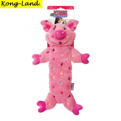 KONG Low Stuff Speckles Pig Large