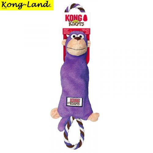 KONG Tugger Knots Monkey Small/Medium  lila