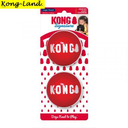 KONG Signature Balls 2er Pack Large