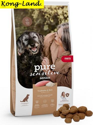 Mera Dog Pure Sensitive Senior Truthahn & Reis 1kg