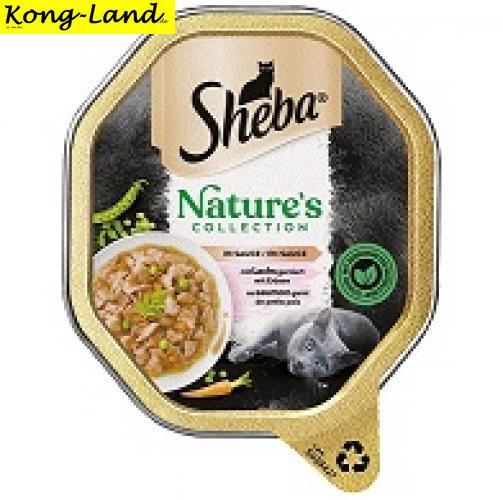 22 x Sheba Schale Natures Collection Lachs in Sauce 85g