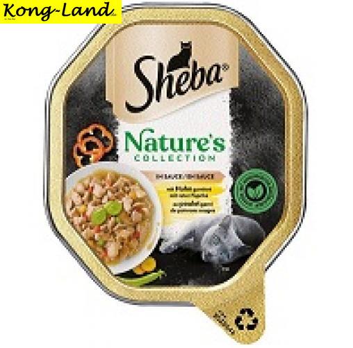 22 x Sheba Schale Natures Collection Huhn in Sauce 85g
