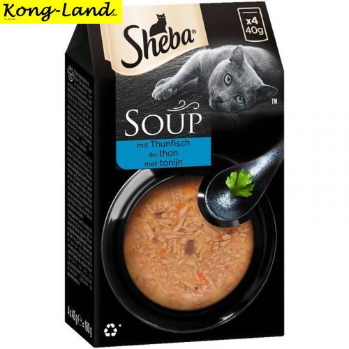 10 x Sheba Portionsbeutel Multipack Soup mit Thunfisch 4x40g