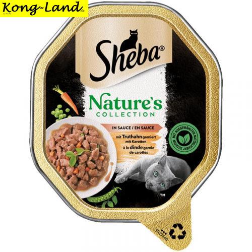 22 x Sheba Schale Natures Collection Truthahn in Sauce 85g