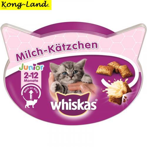 8 x Whiskas Snack Milch-Ktzchen 55g