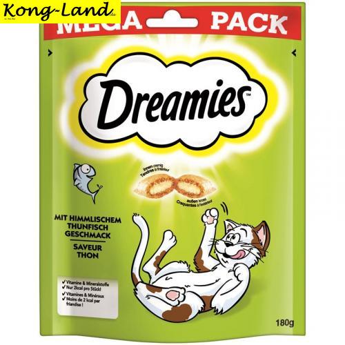 4 x Dreamies Cat Snack mit Thunfisch 180g Mega Pack