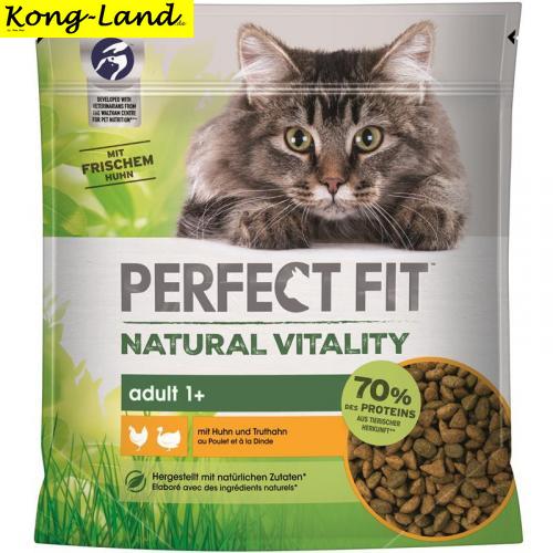 Perfect Fit Cat Natural Vitality Adult 1+ mit Huhn & Truthahn 650g