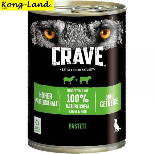6 x Crave Dog Dose Lamm & Rind 400 g