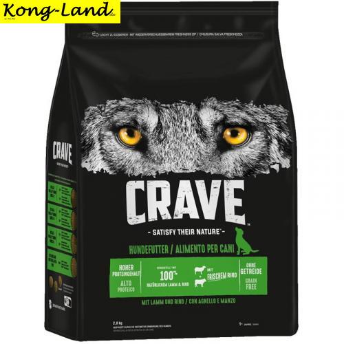 Crave Dog Trockenfutter Lamm & Rind 2,8 kg