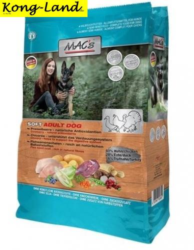 MACs Dog Soft Huhn, Ente, Truthahn Grain Free 1,5kg